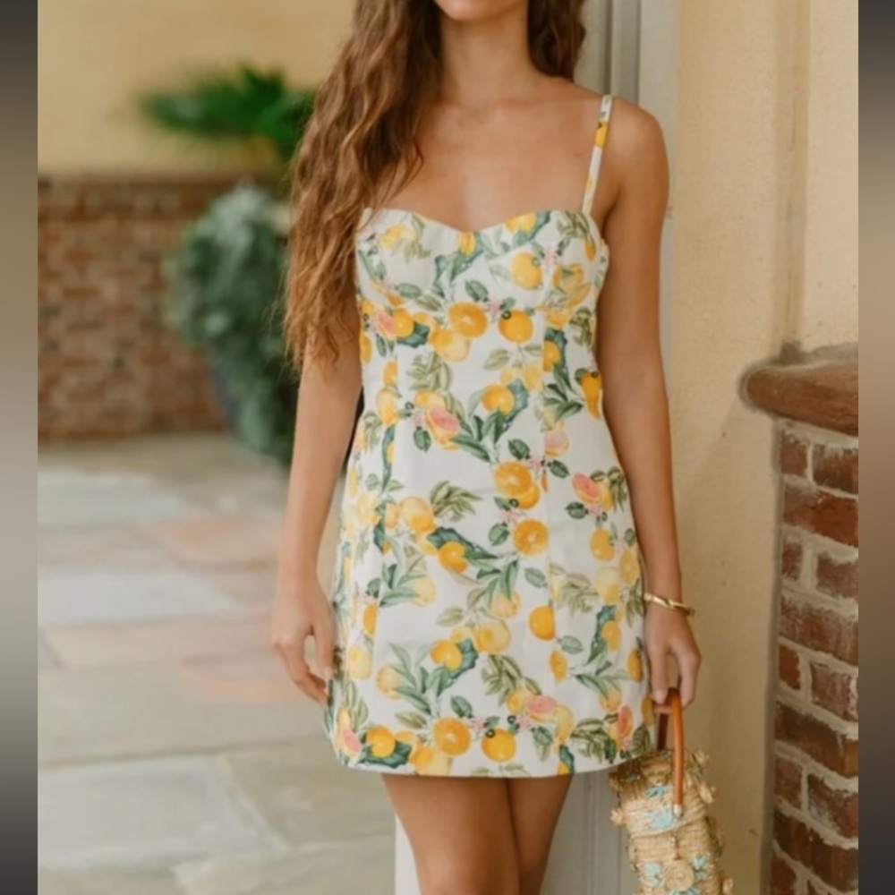 Cara Cara CLAUDINE MINI DRESS IN CARA CARA CITRUS